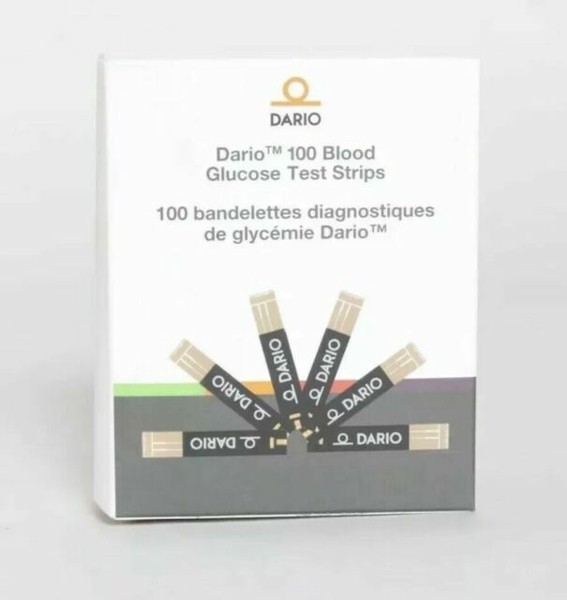 Dario Blood Glucose Test Strips 100 Count for sale online eBay