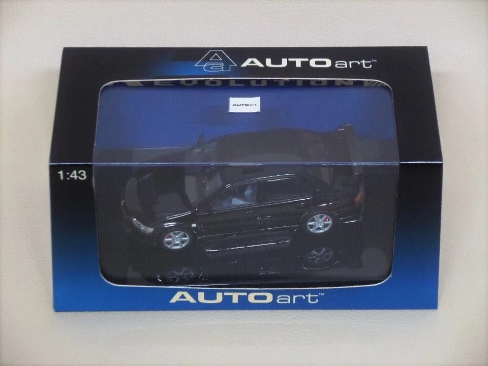 MiTSUBiSHI LANCER EVO VIII NERA BLACK AUTOART 1/43 (NO RALLY KYOSHO MiNiCHAMPS) - Immagine 3 di 3