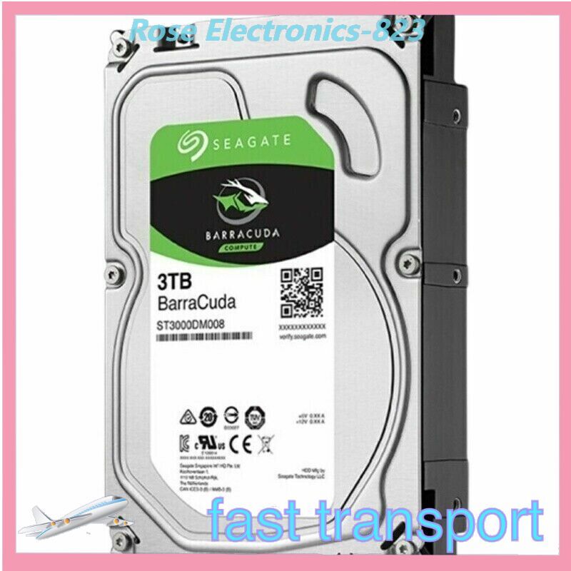 Seagate ST3000DM008 BarraCuda 3TB×3 計9TB ST3000DM008 Seagate BarraCuda 3 TB Internal 3.5