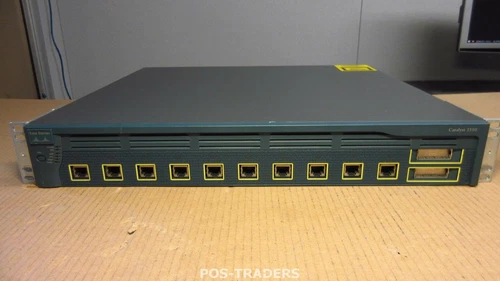 Cisco 3550 WS-C3550-12T Switch 10-Port 10/100 RJ-45 + 2-Port GBIC INCL RACK EARS