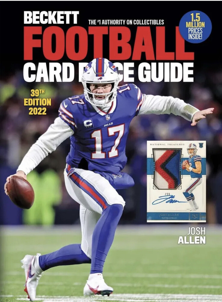 Football Card Price Guide 39th Edition (Paperback, 2022) for sale online eBay