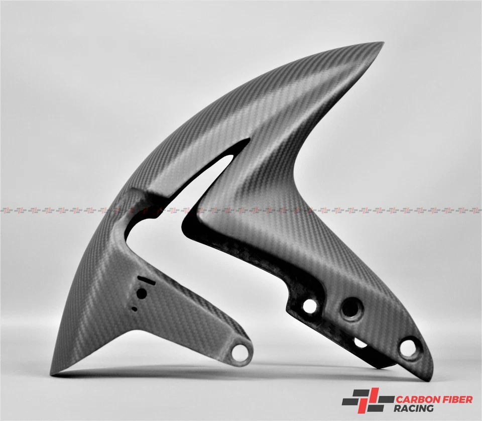 2007-2021 Honda CBR600RR переднее крыло - 100% углеродного волокна матовый - Изображение 2 из 4