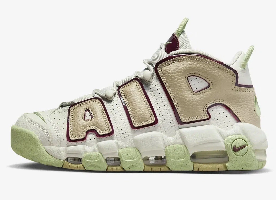New Nike Air More Uptempo Light Bone Alligator (Women) 11US 43EUR  DX8955-001 Si - Photo 2/4