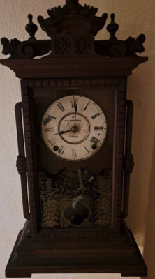 Pendeluhr -Wanduhr -  Regulator - Pendeluhr - engl.? - A.W. Boatman