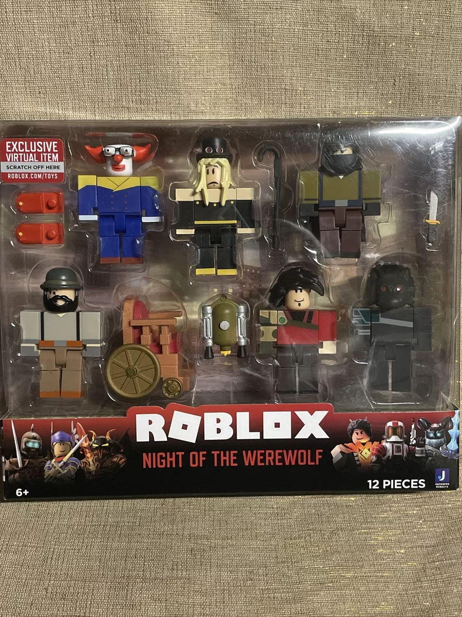 Roblox Night Of The Werewolf Playset Age 6+ Jazwares 12 Pcs Set