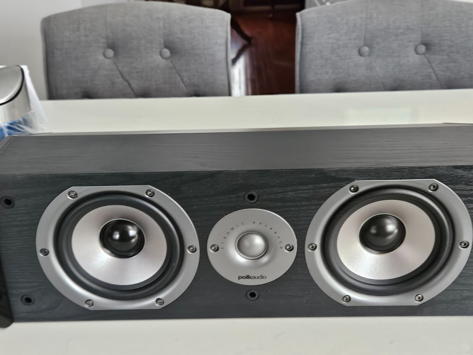 Polk Audio CS10 Center Channel Speaker System Black 747192118167 eBay