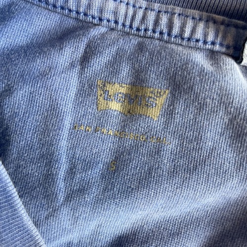 Levis Womens Blue Short Sleeve Print T Shirt Size S - 第 4/7 張圖片