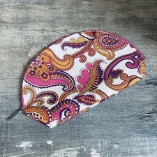 CLINIQUE - Zippered Cosmetic/Make-up BAG/POUCH - Paisley Floral