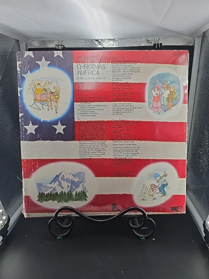 CHRISTMAS AMERICA 1973 Various LP CAPITOL Records VG+/EX - Image 2 of 4
