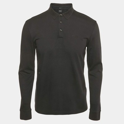 Boss by Hugo Boss Schwarz Jersey Pado 11 Polo TShirt S