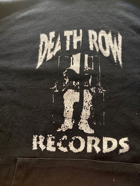 FILA Felpa con cappuccio Death Row Records adulto nera X Large