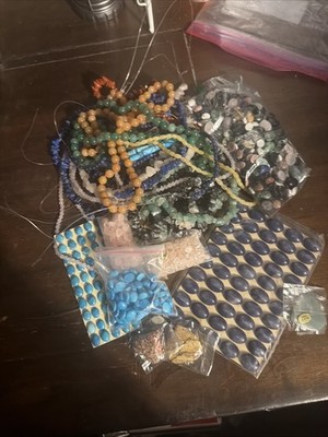 Huge Collection Of Assorted Gemstones For Jewelry Making Lot 000191