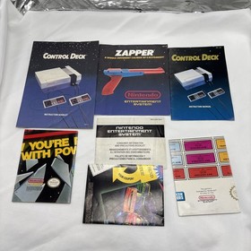 Nintendo NES  Manual Lot (20+) Posters Mario Iron Sword Demon Tetris Robin Hood