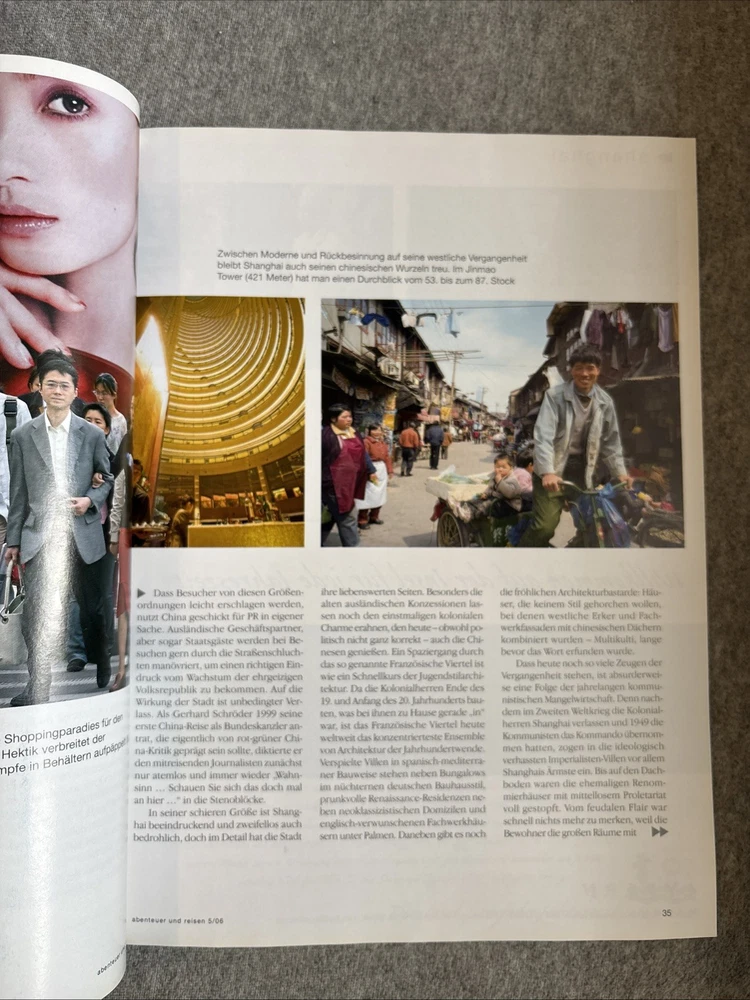 Abenteuer und Reisen Mai 2006, Shanghai usw.