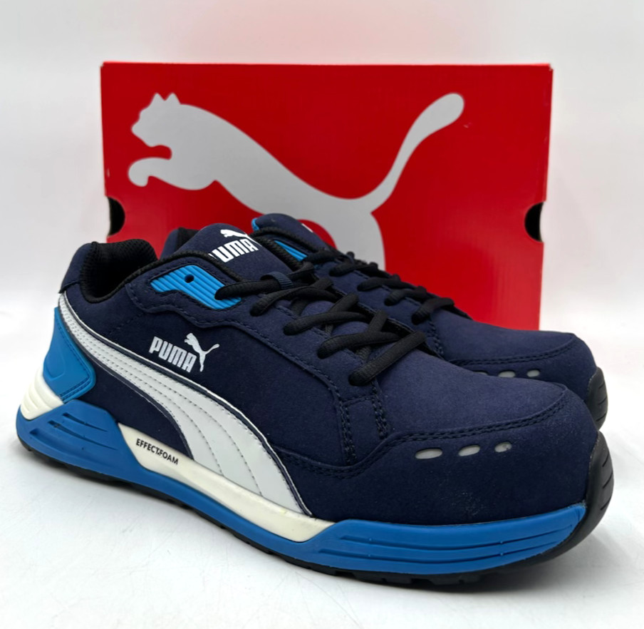 Puma AIRTWIST LOW ASTM Men's NEW Comp-Toe Athletic Shoe Blue