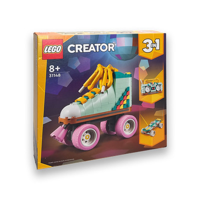 LEGO 31148 Creator 3in1 Retro Roller Skate Rollschuh Spielzeug Mini-Skateboard