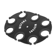 TM100A Multi Microphone Holder Square Tray Holds 8 Mics AntiRoll Rings Desk