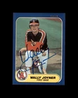 1986 Fleer Update #U-59 Wally Joyner RC ROOKIE Hand Signed AUTO *3563