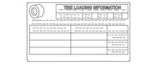 Genuine Nissan Tire Info Label 99090-6MA1A