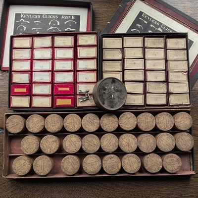 Pocket Watch Clicks - Large Lot of NOS Antique Watch Parts (DQ9)