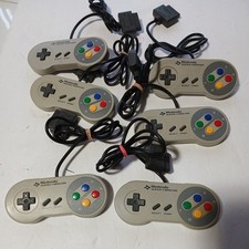 LOT OF 6 Nintendo SNES/ Super Famicom Controllers Gamepad OEM SHVC-005 JPN IMP