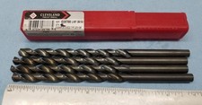 4 New Cleveland 2510 8.00mm 0.3346" Long Series Drill Bit C08778 118  NOS