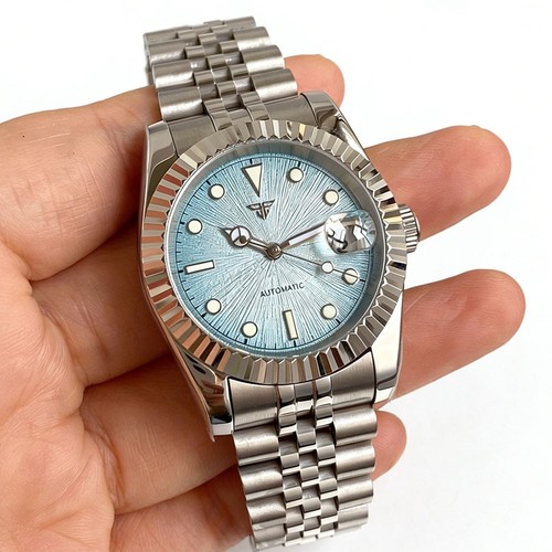 New Tandorio 36mm Sapphire 20ATM Textured Dial Auto PT5000 Miyota 8215 Men Watch