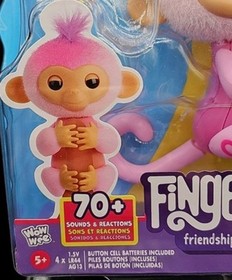 WowWee Fingerlings Harmony Interactive Pink Monkey 70+ Sounds & Reactions New