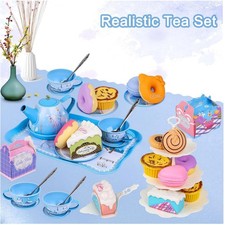 Princess Tea Set for Girls, 46Pc Pretend Play Kit