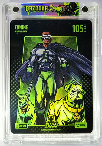 Canine First Edition Bo Jackson Battle Arena 105 Power Glow ABF-245 2026 Foil