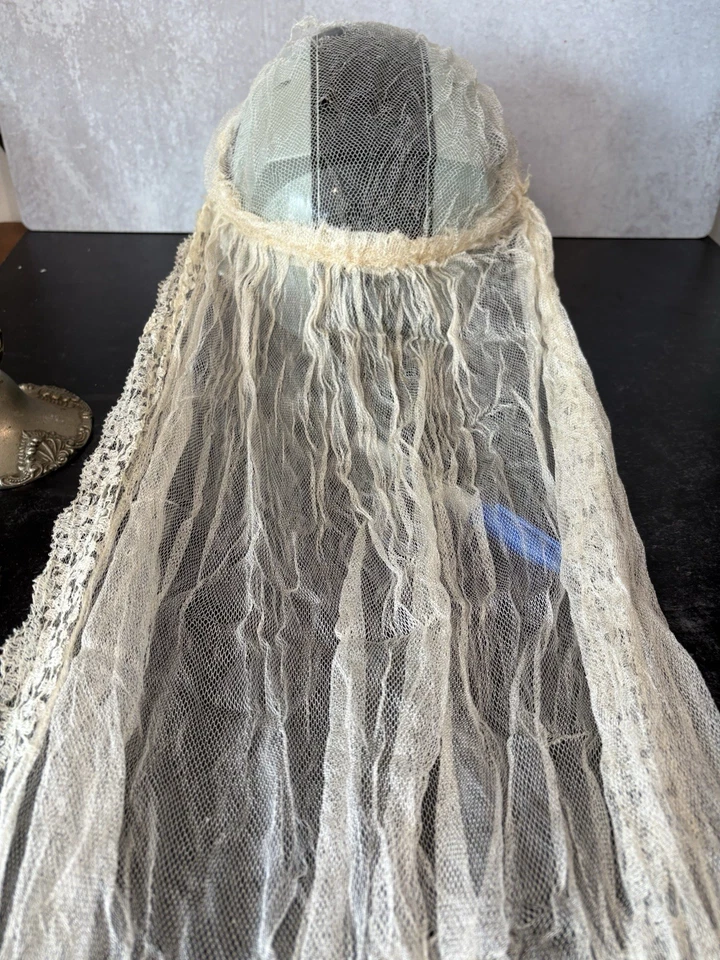 Vestido bautizo bebé vintage ��velo Foto 3 de 4