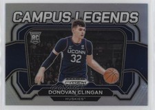 2024-25 Panini Prizm Draft Picks Campus Legends Silver Donovan Clingan #9 4l6