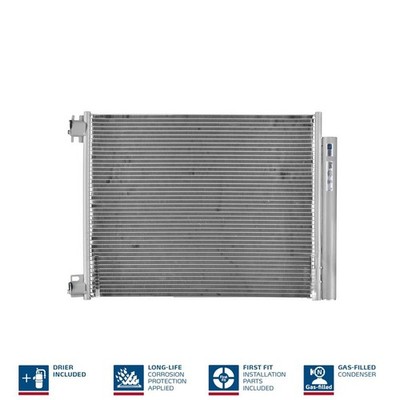 NISSENS Kondensator, Klimaanlage 941060 für RENAULT