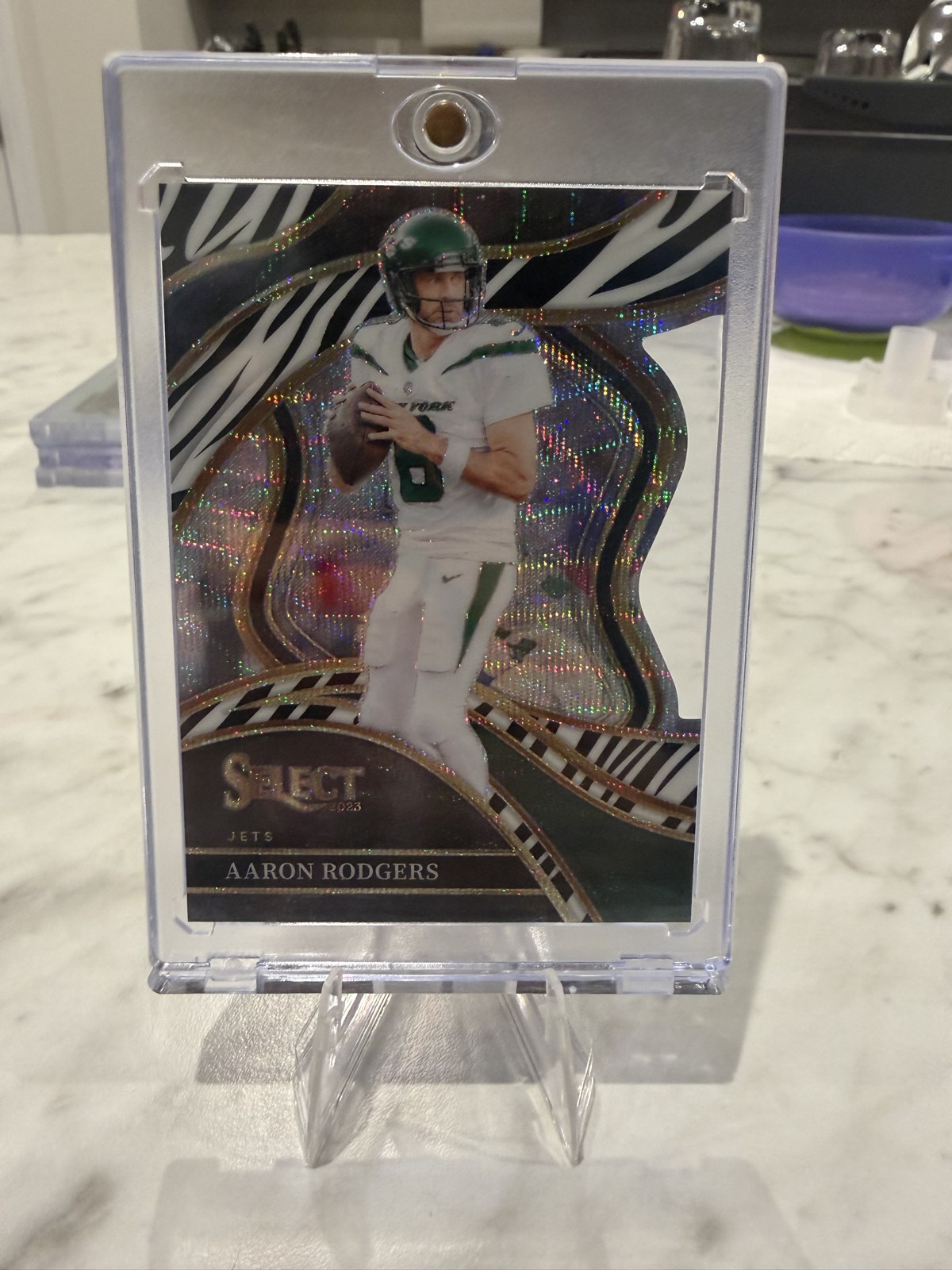 2023 Panini Select - Club Level Aaron Rodgers Zebra Prizm SSP 🔥💎🔥💎
