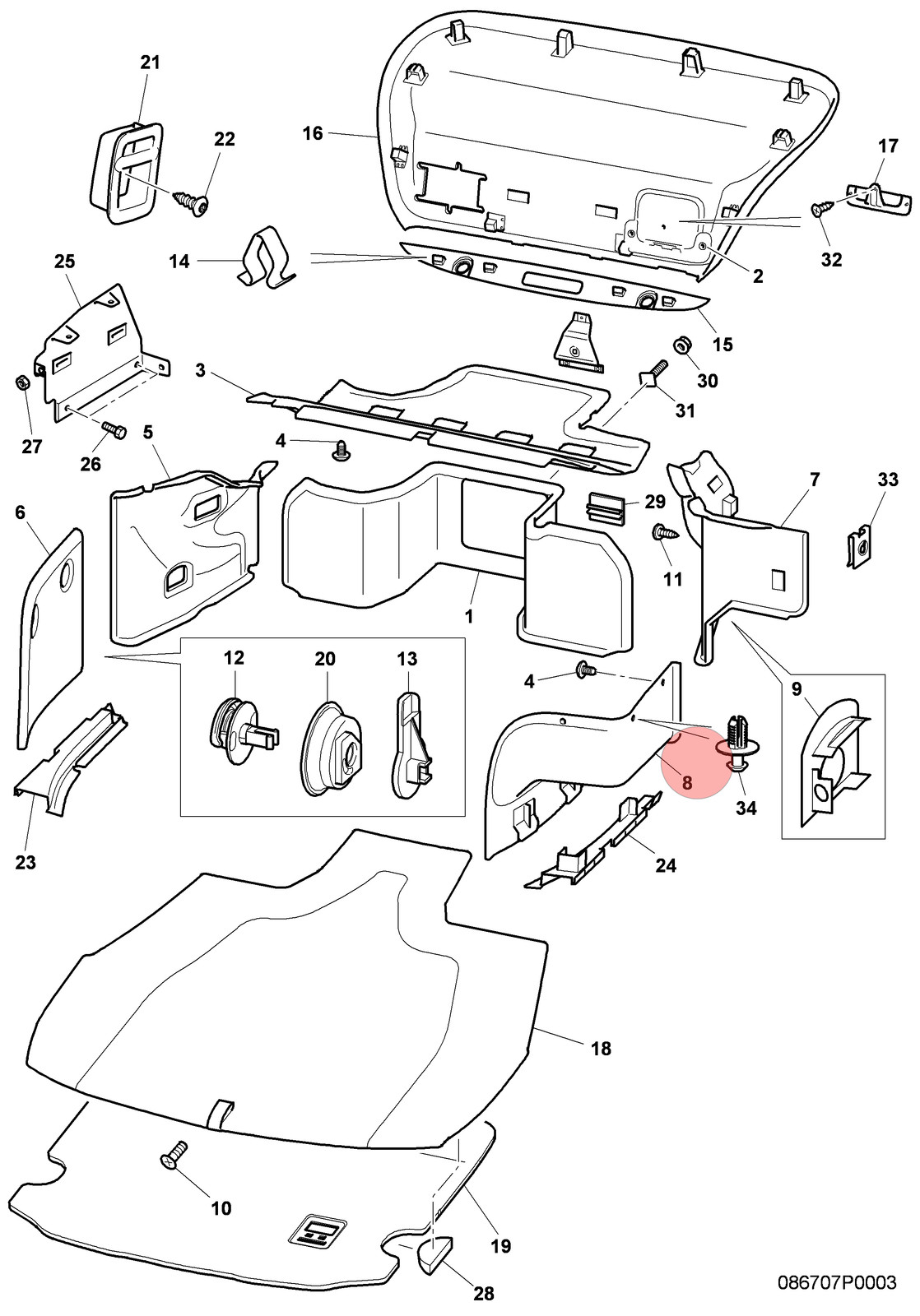 Bentley Continental GT 2010-2012 REAR+RIGHT Carpet