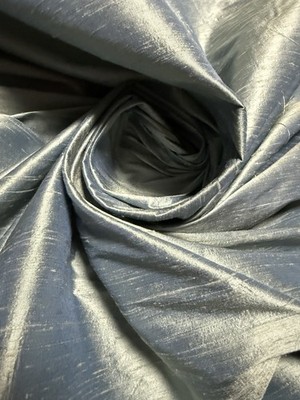 2 m x 54 Zoll Dupion Seidenstoff 100 % reine Seide für Kleid & Polster, Nähen - 62A