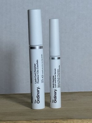 The Ordinary Multi-Peptide Lash & Brow Serum Duo, Clear Eyelash Serum 10ml/5ml