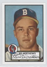 2010 Topps The Cards Your Mom Threw Out Original Back Eddie Mathews #407 HOF 0a1