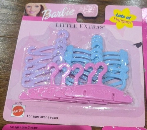 Vintage 1999 / 2000 Mattel Barbie Little Extras Shoes Hangers Accessories & More - Picture 6 of 8