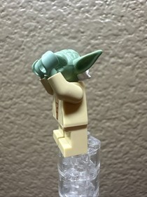 LEGO Star Wars Yoda Clone Wars White Hair Printed Back minifigure sw0446 L35