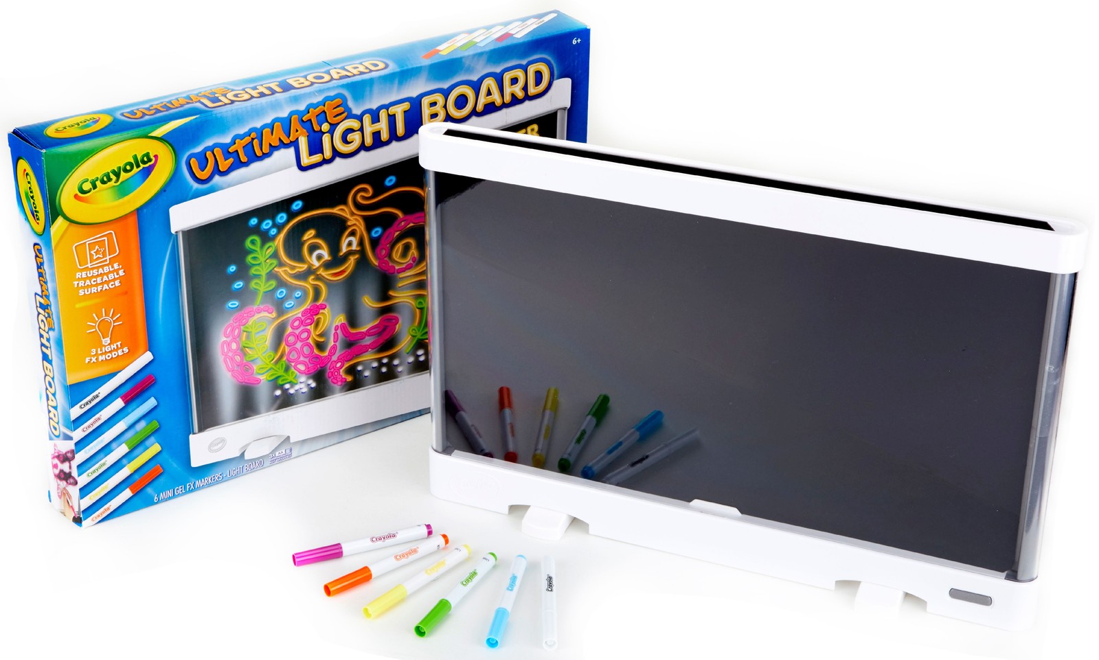 Crayola Ultimate Light Board, White, Easter Gifts for Kids,LED Tracing & Drawing