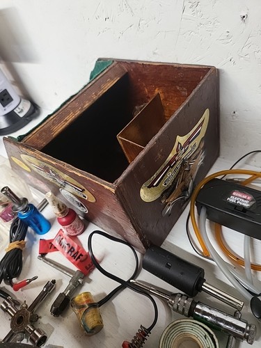 Vintage RC Plane Field Box Lots Of Parts sold as is for parts untested - Picture 8 of 8