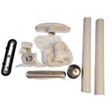Drenaje de bañera Kohler 7272-BN Clearflo con desbordamiento ranurado - níquel cepillado vibrante