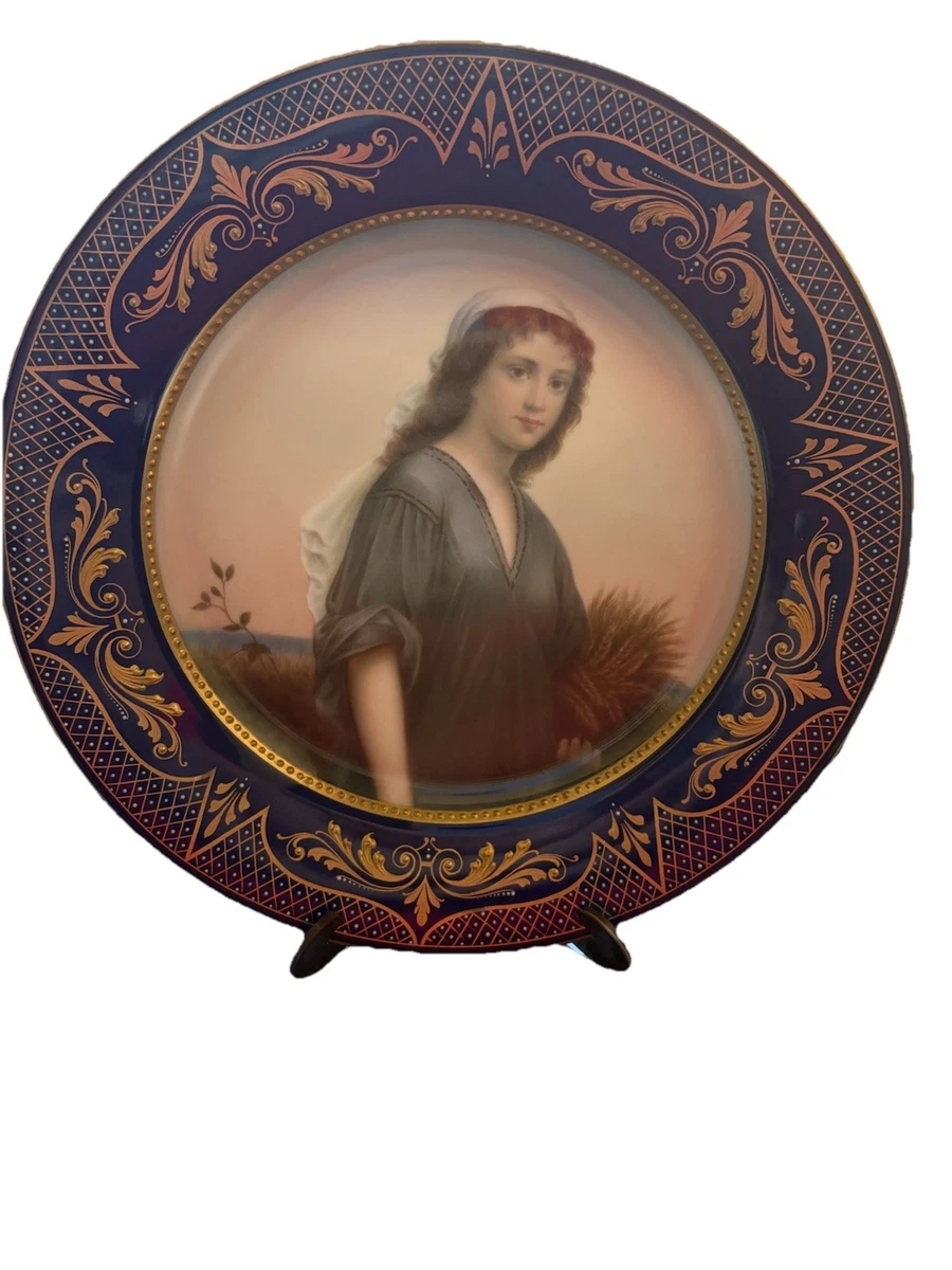 Royal Vienna Plate In Antique Ceramic & Porcelain Plates