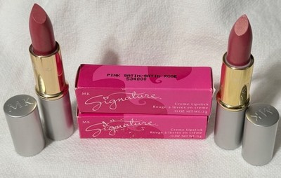 2 Mary Kay Signature Creme LIpstick PINK SATIN Set of TWO New in Box