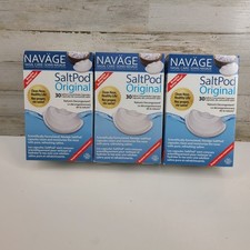 Navage Nasal Care Irrigation, SaltPod Origina,l 30 Salt Pods, NEW SEALED 3 Boxes