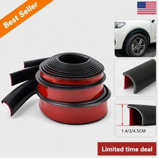 Rubber Fender Flares Wheel Arch Lip Protector Strip 3 Meters Universal Car