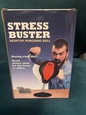 Tech Tools Stress Buster Desktop Punching Ball NEW In Box Office Gag Gift