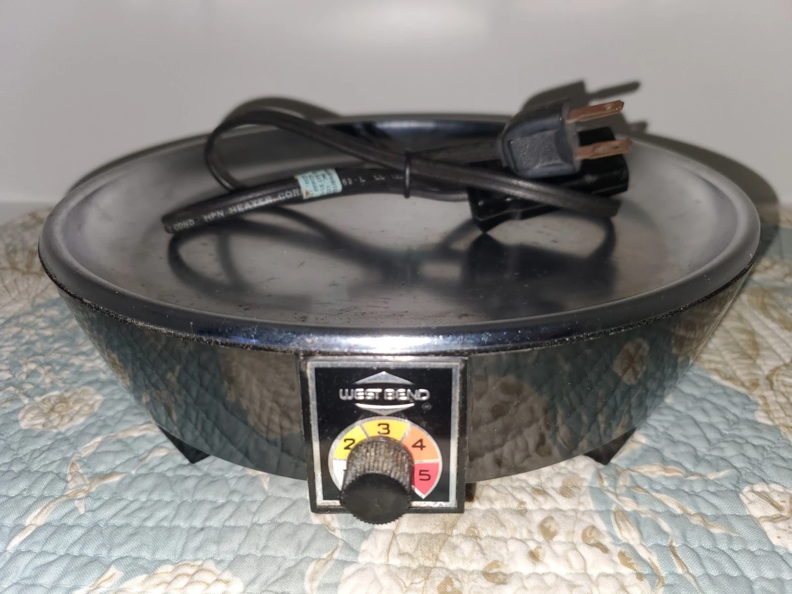 VINTAGE WEST BEND "LAZY DAY" SLO-COOKER HOT PLATE #5225