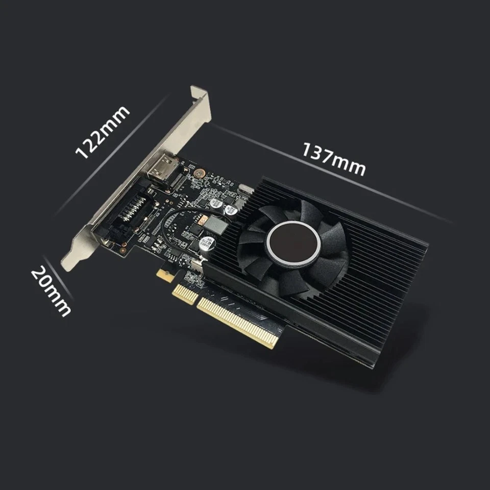 Nvidia Gt 1030 4GB GDDR4 Low Profile LP Video Card Graphics Editing Silent SFF - Image 4 of 4